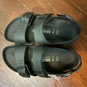 Birkenstock Black Double-Strap Sandals